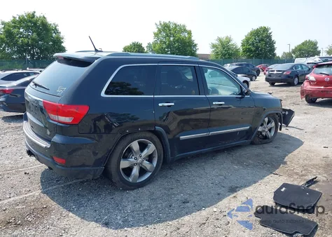 2011 Jeep Grand Cherokee Overland z USA, uszkodzony, nr VIN 1J4RR6GT3BC574037